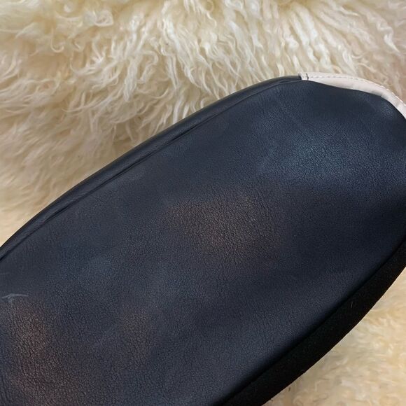 Metaphor black and cream satchel with suede accent - Picture 3 of 8